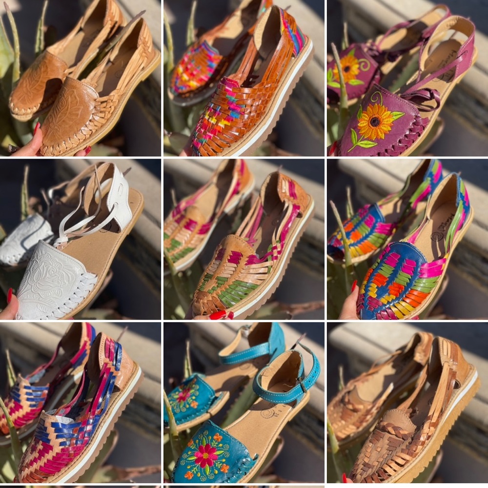 Different style of huaraches